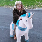 WondeRides Kids Ride on Horse Unicorn Riding Rocking Walking Riding Pony Cycle Toys for Children Boys Girls