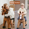 WondeRides Ride on Horse for Girls and Boys Plush Horse Gift Walking Horse Riding Toy with Wheels M445