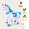 WondeRides Ride-On Horse & Unicorn – Plush Walking Pony for Kids 3-4