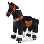 WondeRides Official Horse Kids Ride on Rocking Horse Toy Plush Riding Walking Unicorn Cycle