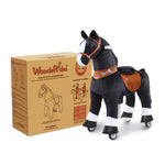 WondeRides Ride On Walking Horse with Easy Rolling Wheels for Kids 4-9 Years old M447-1