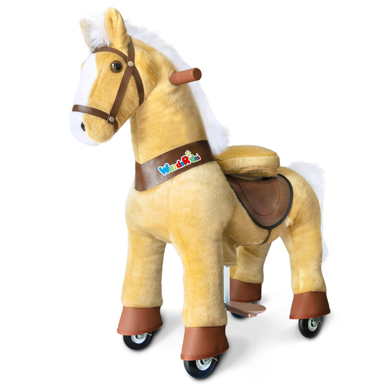 WondeRides Kids Ride on Horse Pony Toy for Boys and Girls Premium Plush Walking Horse Riding Pony