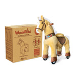 WondeRides Kids Ride on Horse Pony Toy for Boys and Girls Premium Plush Walking Horse Riding Pony