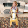WondeRides Kids Ride on Horse Pony Toy for Boys and Girls Premium Plush Walking Horse Riding Pony