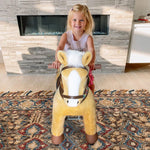 WondeRides Kids Ride on Horse Pony Toy for Boys and Girls Premium Plush Walking Horse Riding Pony
