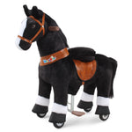 WondeRides Official Horse Kids Ride on Rocking Horse Toy Plush Riding Walking Unicorn Cycle