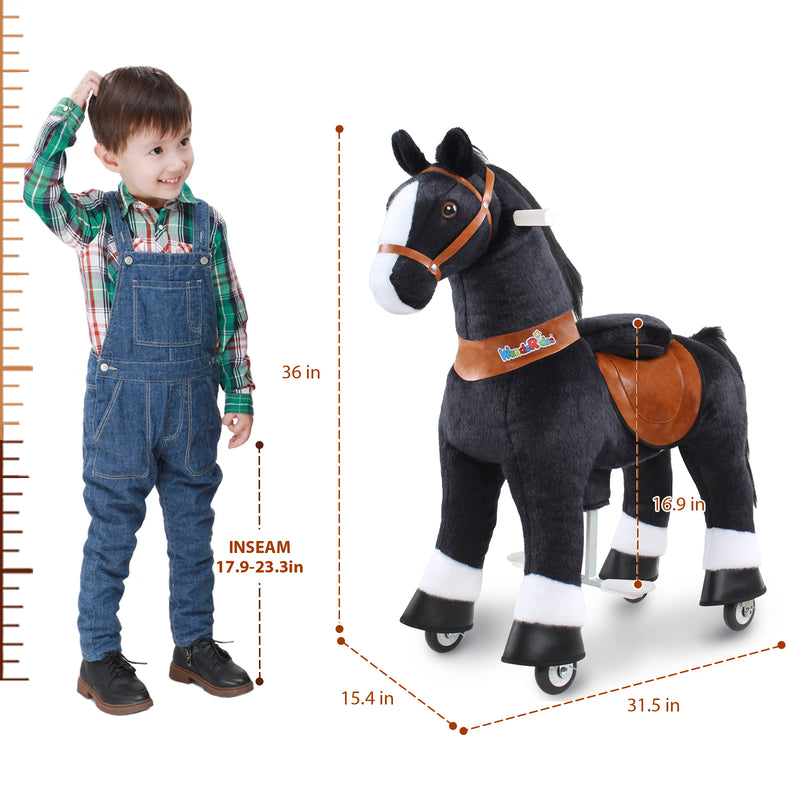 WondeRides Ride On Walking Horse with Easy Rolling Wheels