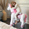 WondeRides Ride on Walking Unicorn Cycle Rocking Horse Riding Toy for 3-5 Years Old