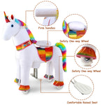 WondeRides Kids Ride on Rocking Horse Riding Walking Unicorn Cycle Ride on Horse Toys