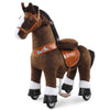 WondeRides Ride on Horse Toy for Boys and Girls Premium Plush Walking Horse Riding Pony